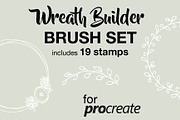 Wreath Builder Brush Set Procreate, a Brush Add-On by Nancy Ingersoll (Thumbnail 2 of 7)
