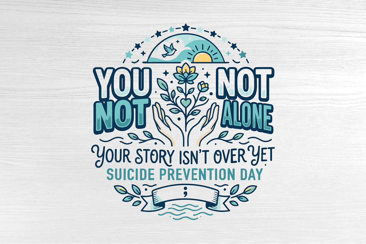 World Suicide Prevention Day Design, a Healthcare Illustration by Artivon (Photo 5 of 5)