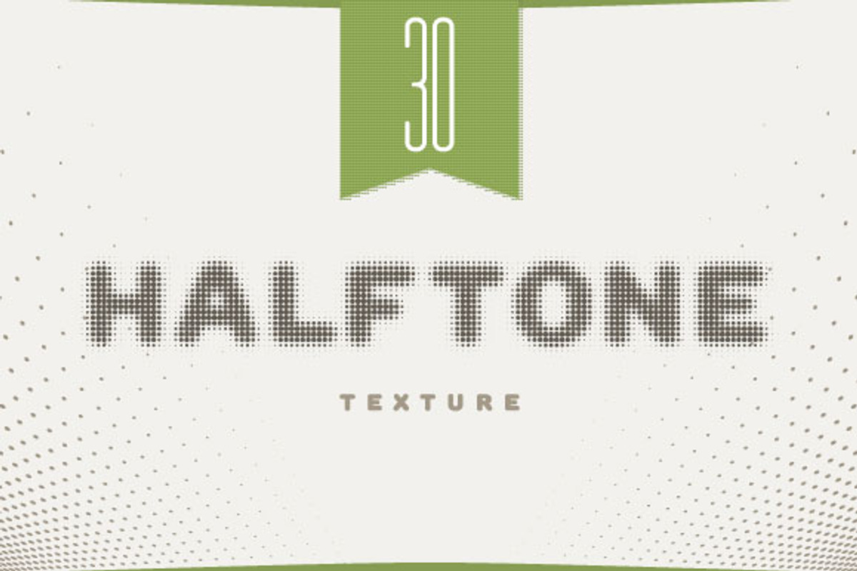 30 vector halftone set