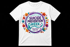 Suicide Prevention Week Awareness, an Object Graphic by Artivon