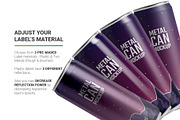 355ml Sleek Can Mockup, a Packaging Mockup by AY Mock-Ups (Thumbnail 6 of 9)