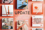 INK & WATERCOLOR animated bundle, a Social Media Template by As Good As Possible (Thumbnail 3 of 13)