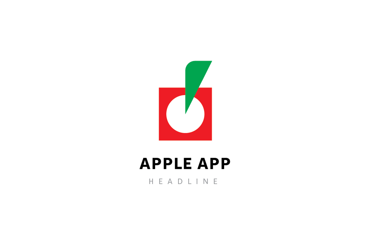 Apple app logo., a Branding & Logo Template by Anton Akhmatov