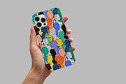 Colorful People Collage Pattern #2, a Pattern Graphic by Dedraw Studio (Thumbnail 3 of 3)