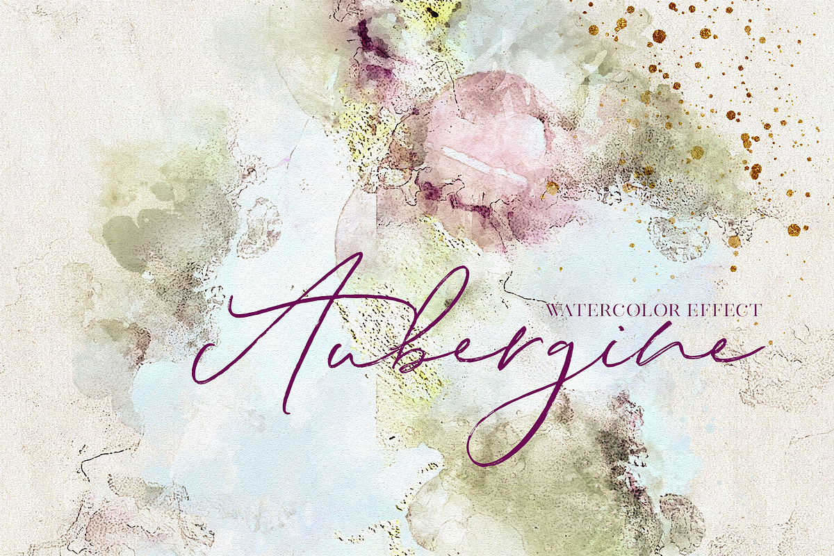 Watercolor Floral Texture, a Texture Graphic by sibel dayı (Photo 1 of 8)