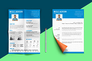 Modern Resume Design Template, a Resume Template by BrandlyTemplate (Thumbnail 1 of 3)