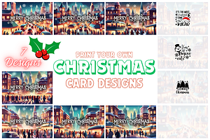 Christmas Card Design Bundle 16