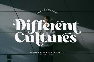 Different Cultures - Modern Serif