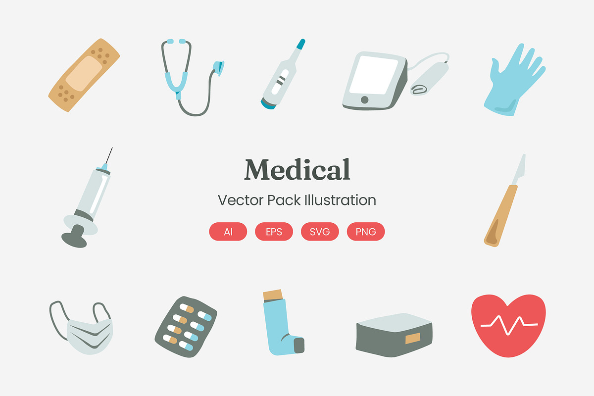 Medical Illustration Collection, an Object Graphic by Rahardi Creative