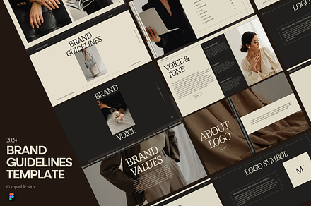 MARISA | Brand Guidelines Template, a Templates & Theme by ByPriscilaStudio
