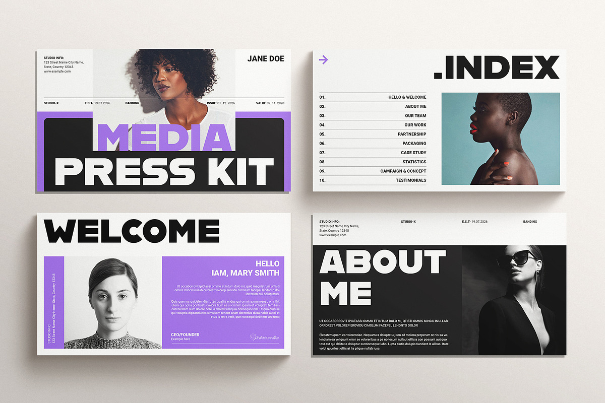 Media Press Kit Presentation, a Presentation Template by E-Type (Photo 2 of 5)