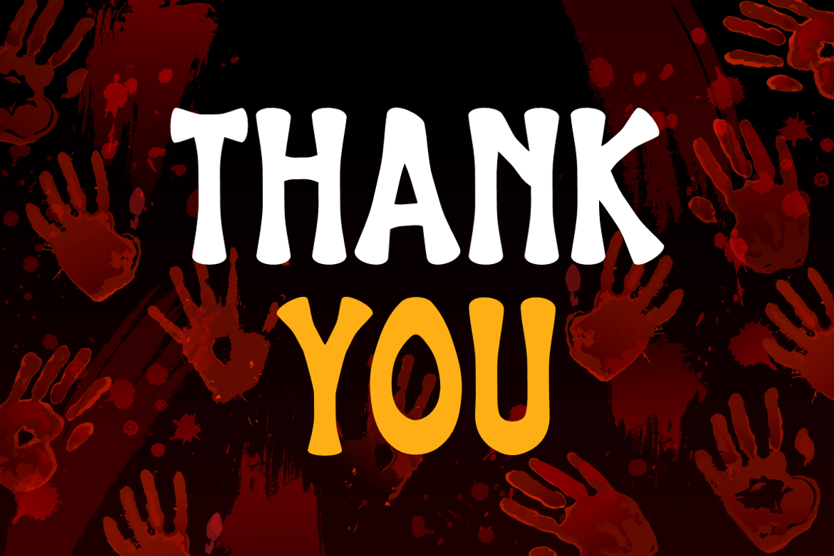 Crime Scream - Halloween Display, a Handwritten Font by Marvadesign (Photo 6 of 6)