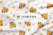 Butterfly seamless patterns, a Pattern Graphic by viktoriiavk (Thumbnail 1 of 7)
