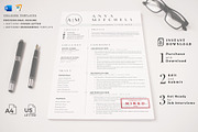 1, 2 and 3 Page Resume CV Design, a Resume Template by HIRED Design Studio (Thumbnail 12 of 12)