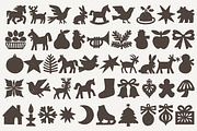 Vintage Christmas: 100 Graphics, a Seasonal Illustration by Veyla (Thumbnail 4 of 17)