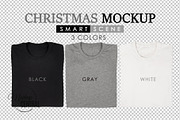 Christmas Family T-Shirt Mockup PSD, a Shirt Mockup by HaywireMedia & Mockups (Thumbnail 5 of 8)