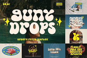 The Retro Font Bundle - 90% OFF