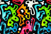 Graffiti vector patterns pack, a Pattern Graphic by Gudiny (Thumbnail 7 of 13)