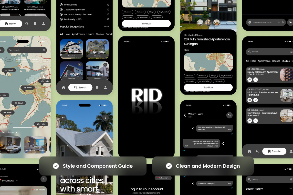 RID – Real Estate Finder App Design, an App Template by twinstd (Photo 3 of 5)