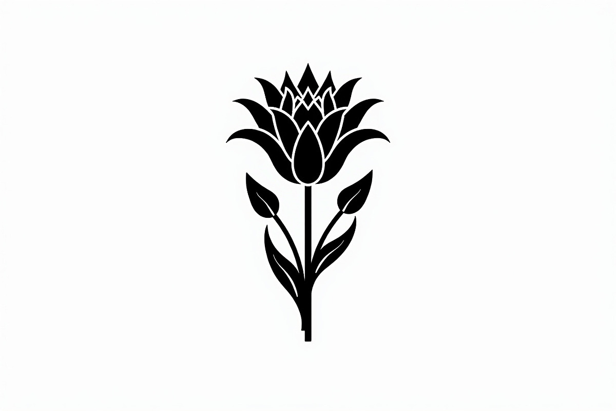 Black Floral Silhouette Set, an Illustration by balal (Photo 18 of 21)