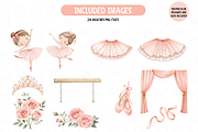 Blush Pink Watercolor Ballerinas PNG, an Illustration by TatiMockup (Thumbnail 3 of 4)