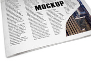Newspaper Mockup, an Advertising Mockup by PixelMockup (Thumbnail 14 of 17)