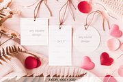 Romantic Favor Tag Mockup Set, a Product Mockup by TatiMockup (Thumbnail 2 of 4)