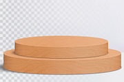 Round wood podium, an Object Illustration by Yayasya (Thumbnail 3 of 3)