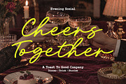 Britain Party, a Script Font by Metasena Typefoundry (Thumbnail 10 of 10)