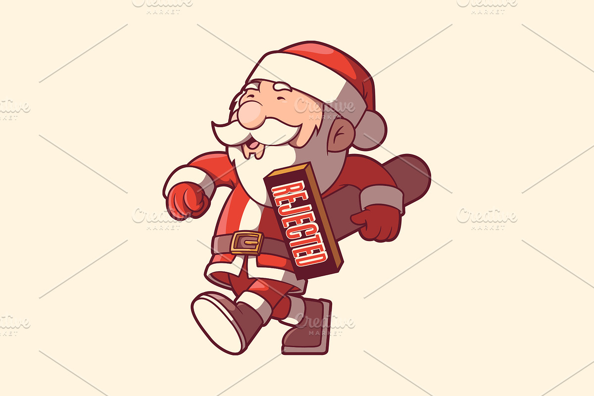 Rejected Santa!, a Seasonal Illustration by pedrors (Photo 1 of 3)