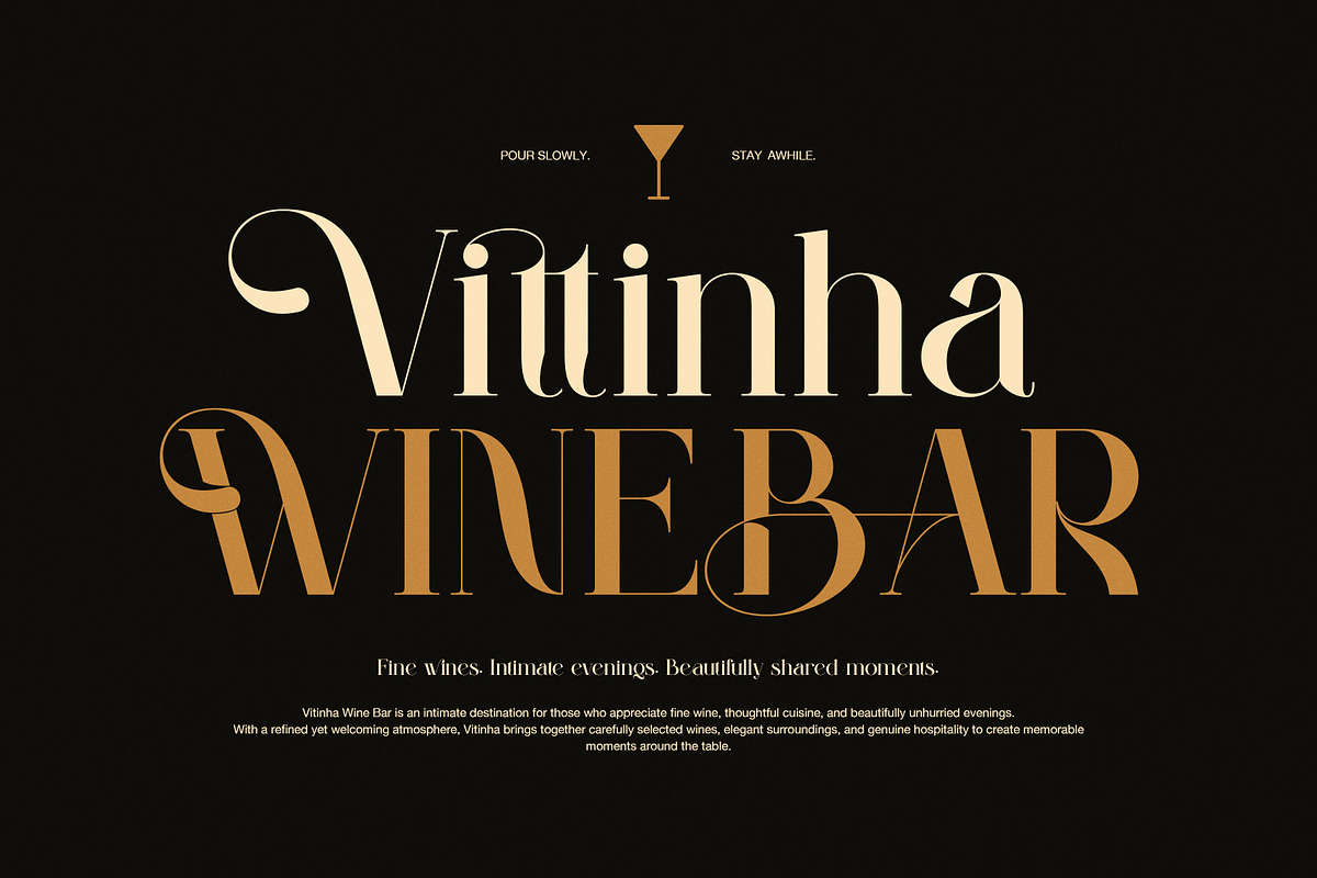 Blittgin Elegant Serif Font, a Serif Font by Perfectype (Photo 2 of 8)