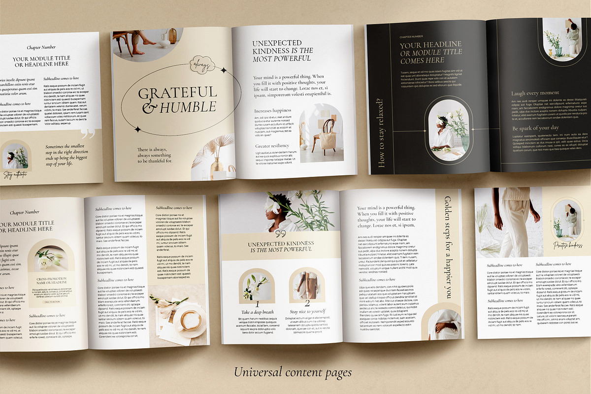 eBook for Coach / CANVA, INDD / Mona, a Magazine Template by Mirazz (Photo 12 of 21)