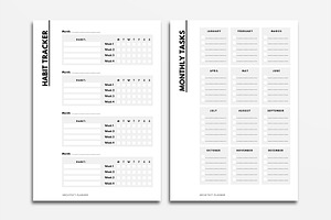 Architect Minimal Planner Template