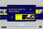 Business Agency Pitch Deck, a Presentation Template by Claymoon Lab (Thumbnail 1 of 7)