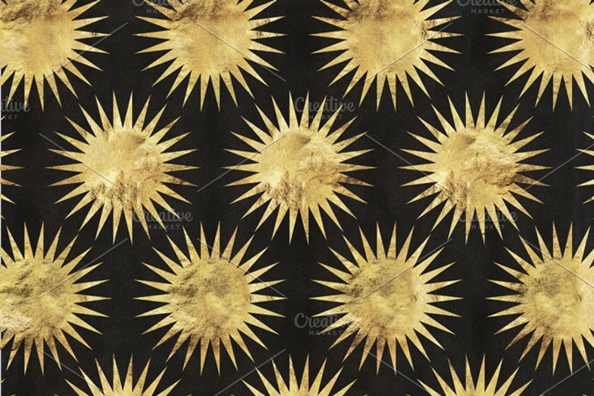 Gold Leaf Digital Patterns No. 1 preview 2