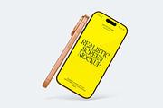 Premium iPhone Screen Mockup Bundle, an iPhone Mockup by graphypix (Thumbnail 11 of 14)