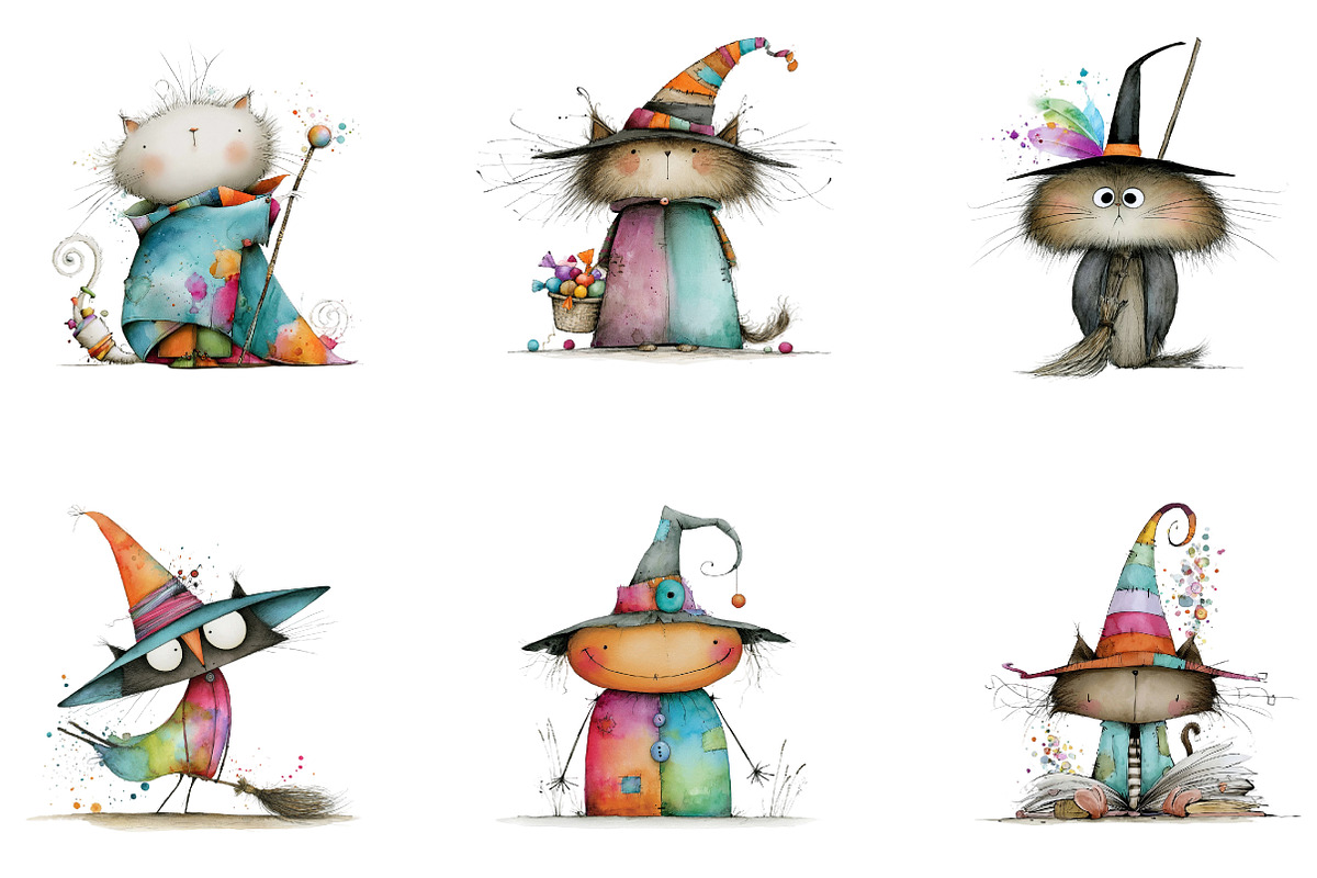 Halloween Clipart PNG, a Seasonal Illustration by CreationArt (Photo 3 of 5)