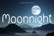 Moonnight, a Sans Serif Font by FreshTypeINK (Thumbnail 1 of 8)