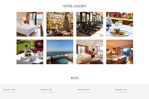 Hotel Responsive One Page Template