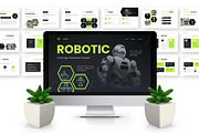 Robotic - Technology Powerpoint, a Presentation Template by Deepslide Studio (Thumbnail 4 of 6)