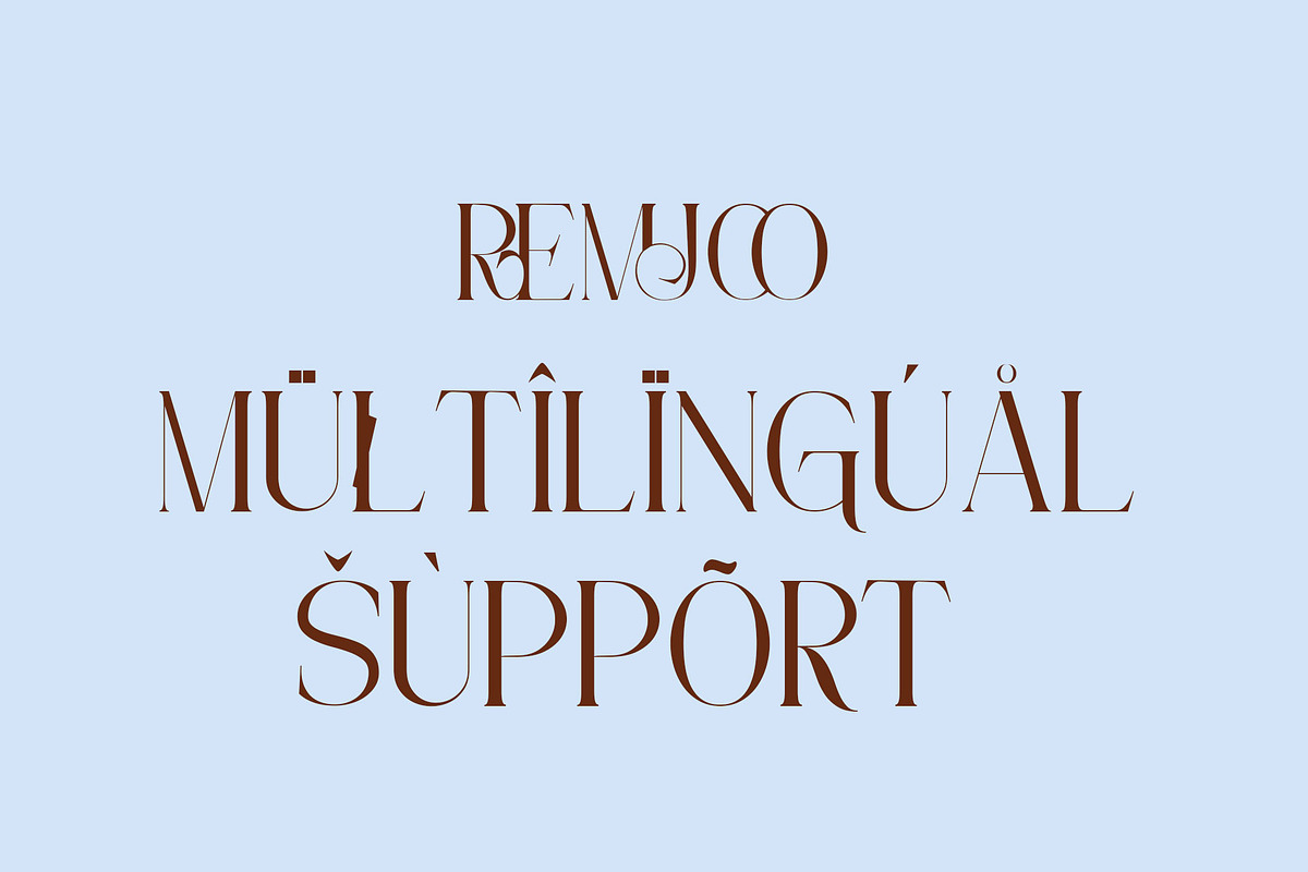 Remjoo Serif Font Modern, a Serif Font by Canden Meutuah (Photo 7 of 7)