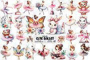 Cute Ballet Clipart, an Illustration by Pixels.Craft (Thumbnail 1 of 10)