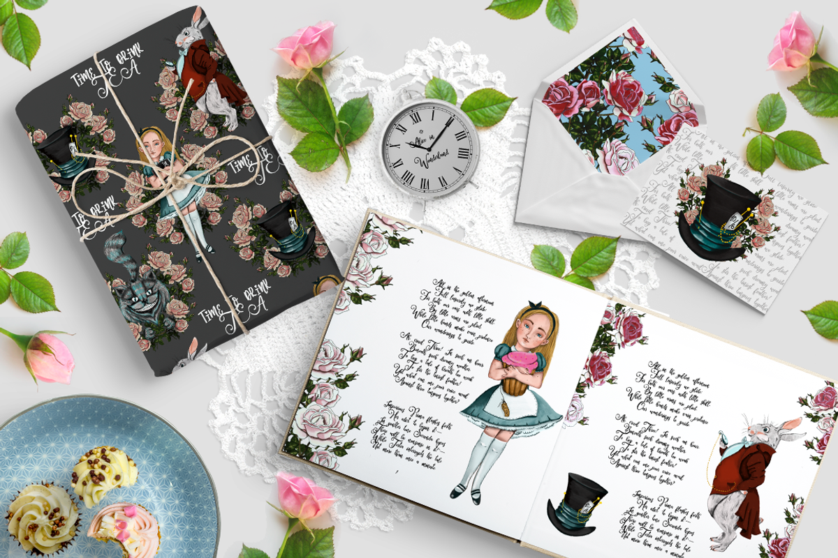 Alice in Wonderland. Png & Psd, an Animal Illustration by Kseniia (Photo 2 of 7)
