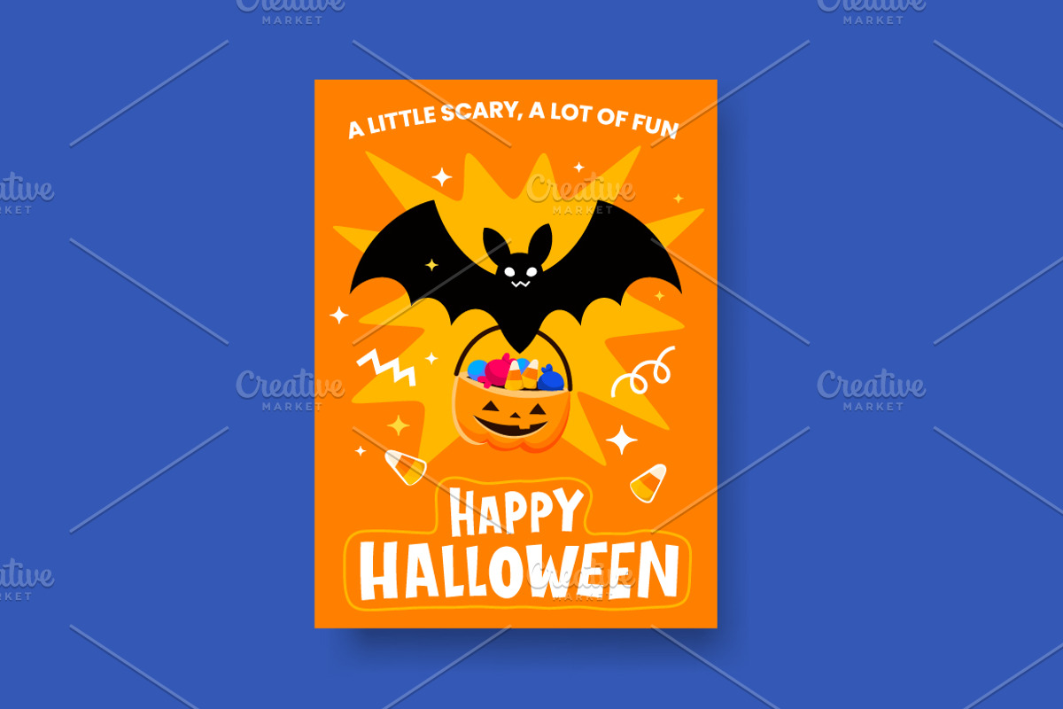 Happy Halloween | Posters Set, a Seasonal Illustration by wowomnom (Photo 4 of 4)