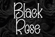 Black Rose | Script Font, a Script Font by Scratchones (Thumbnail 1 of 8)
