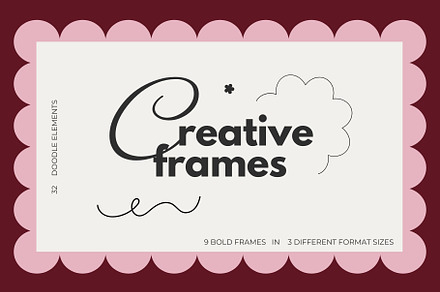 Creative Frames, an Object Graphic by Alina Karpenko