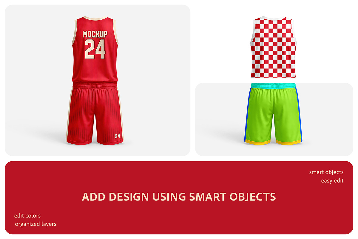 Basketball Kit Mockup Set, a Shirt Mockup by Country4k (Photo 2 of 4)
