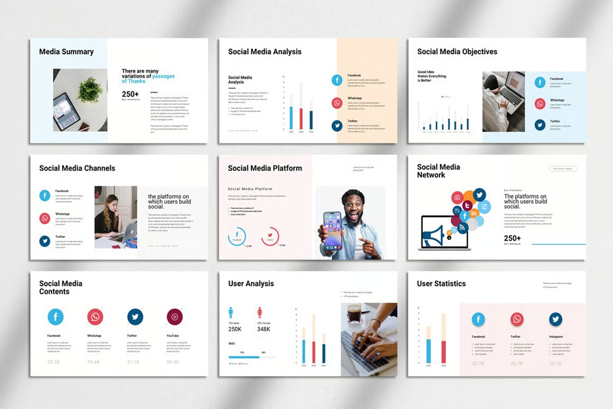 Social Media Marketing Strategy, a Presentation Template by Fit-tee (Photo 2 of 12)