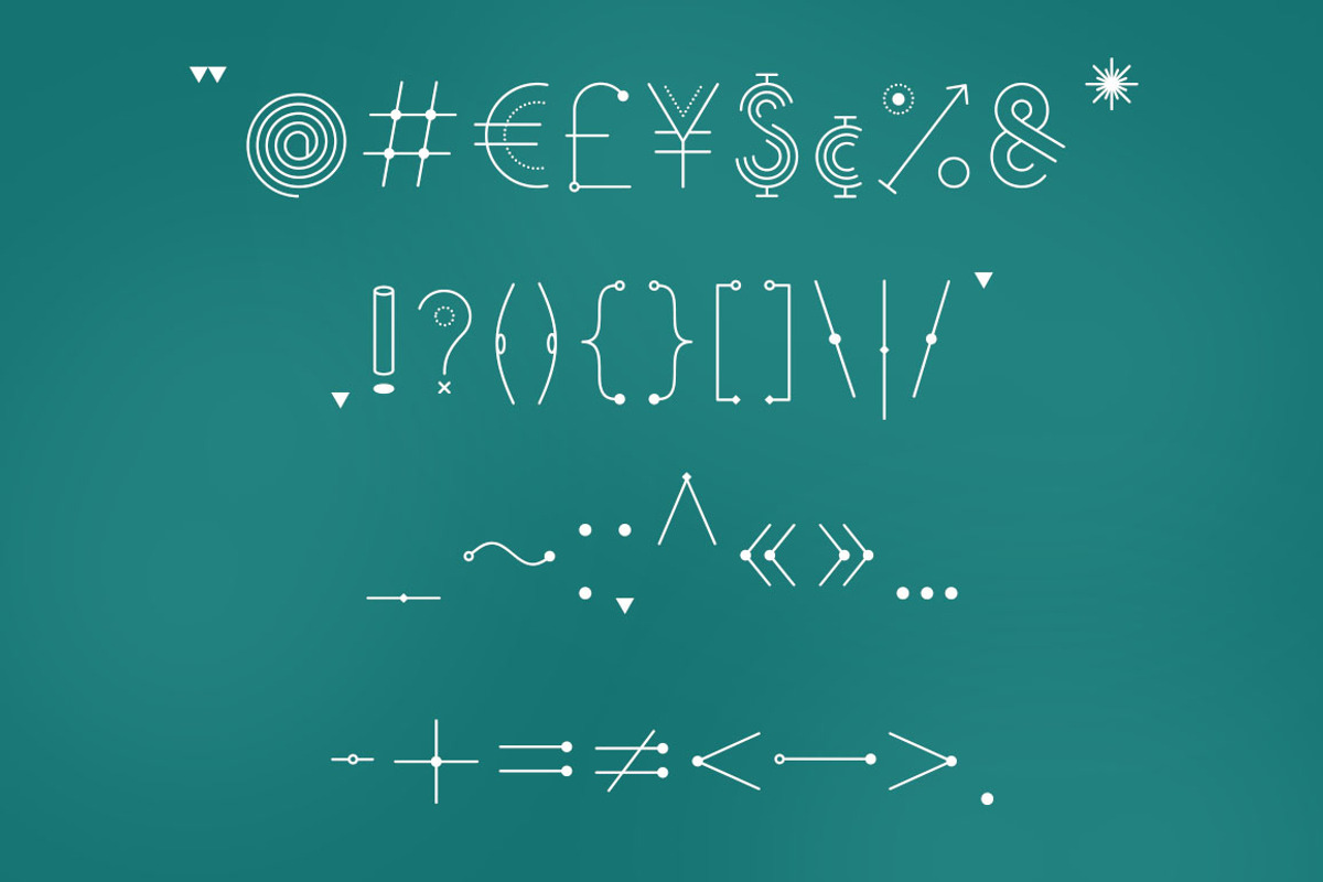Geometry pair, a Font by Etewut (Photo 10 of 12)