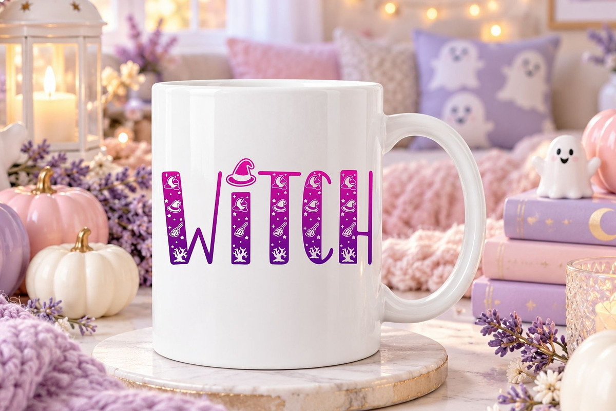 Witch - Halloween Decorative Font, a Symbol Font by AnningArts (Photo 4 of 7)